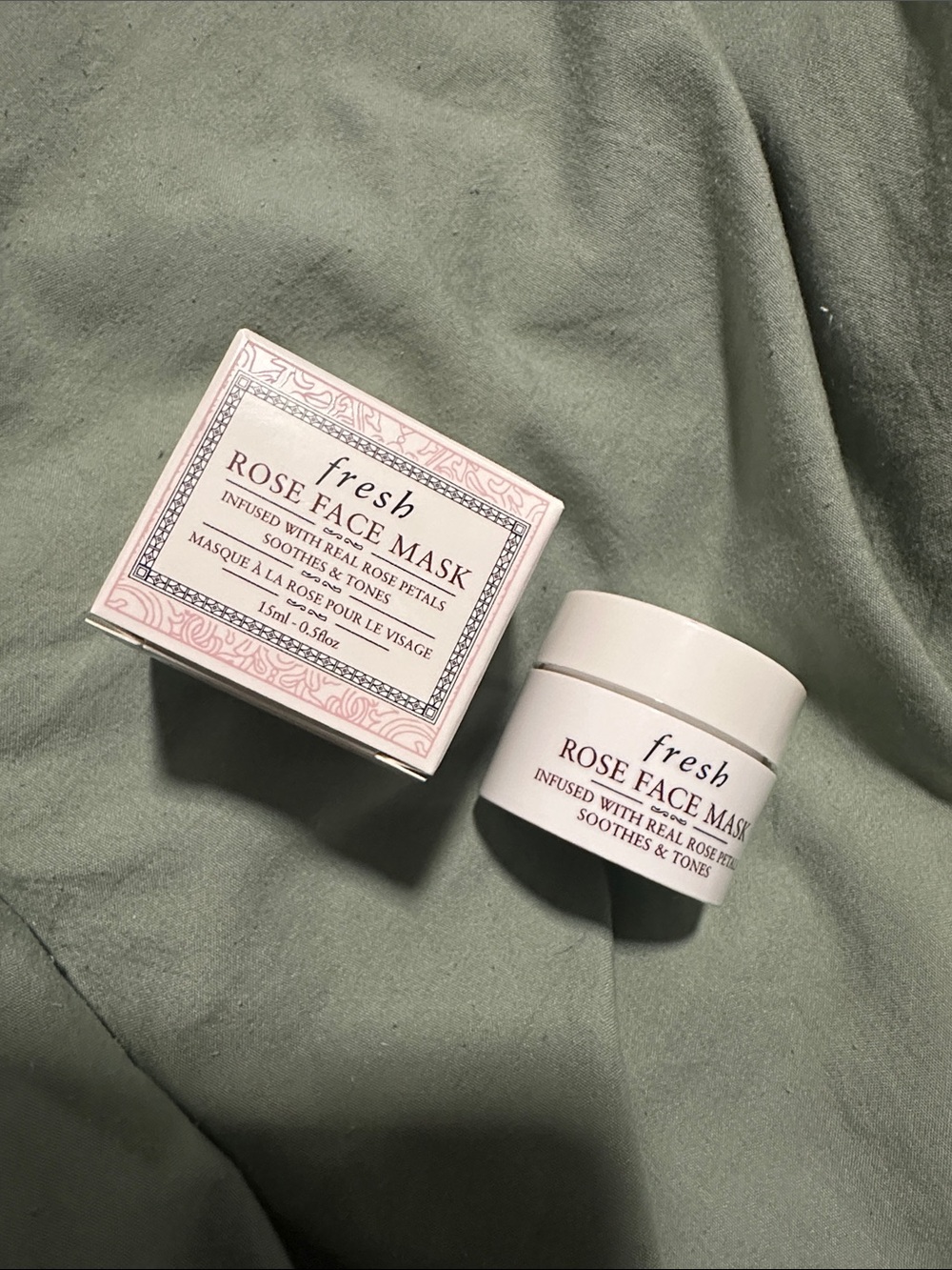 4/$15 fresh Rose Face Mask